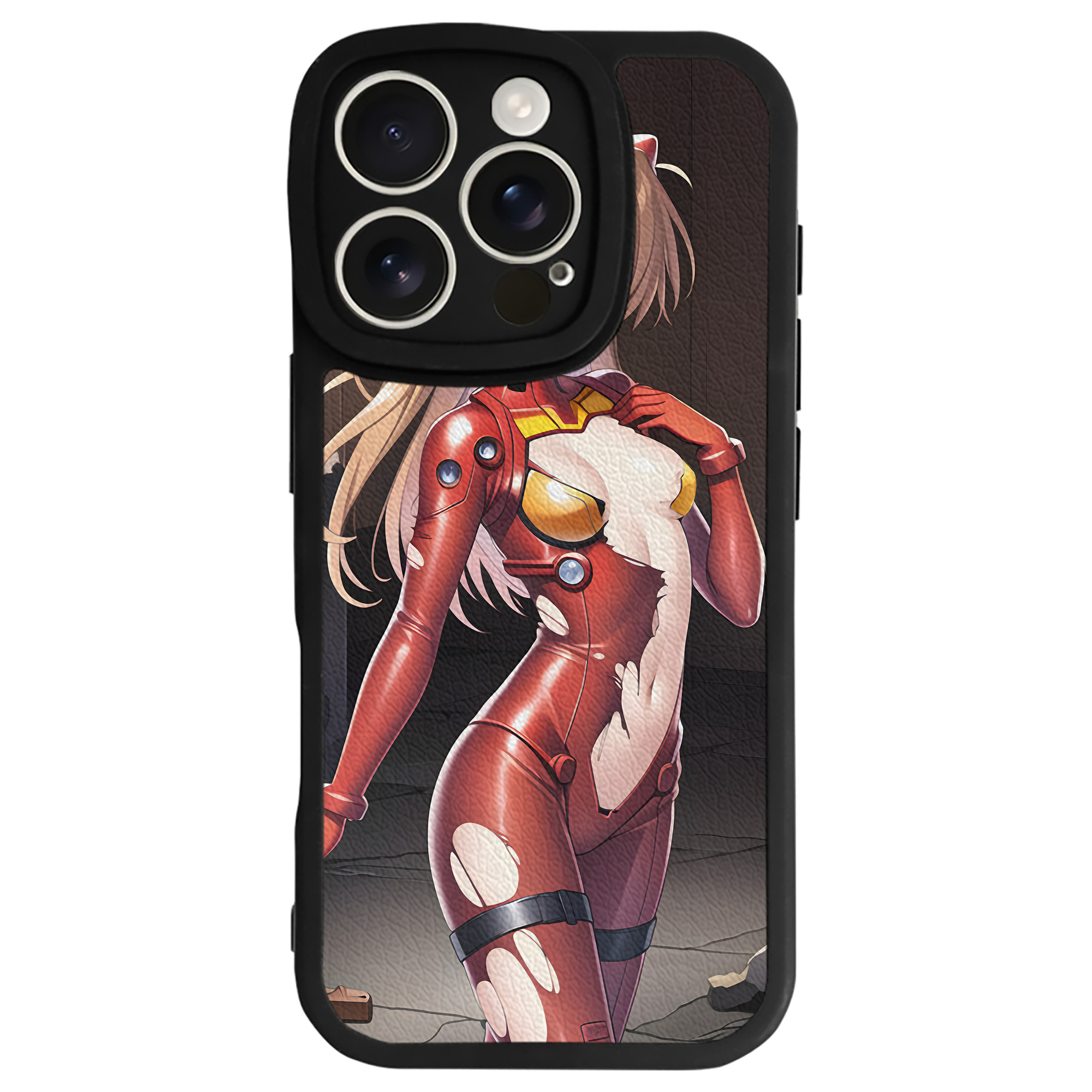 （画像用） EVA 新世紀エヴァンゲリオン 【iPhone 16シリーズ対応】シリコンスマホケース（レザー調） 材質：シリコン